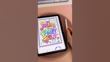 iPad relaxation 💕✨ color with me | apple pencil asmr | lake coloring app | iPad drawing
