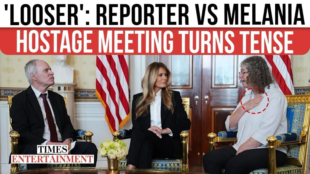 Melania Trump PRESS CLASH Goes Viral: FLOTUS Slammed Over Movie Plug At Hostage Event