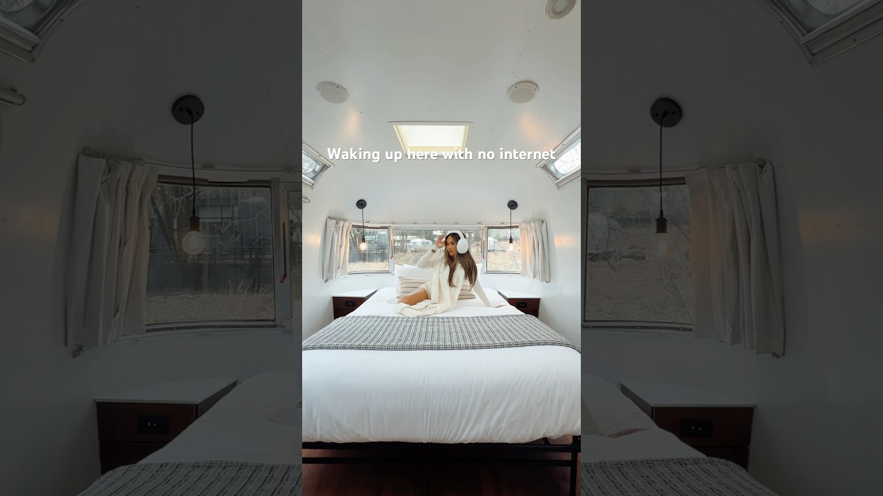 Staying at this Airstream for the next couple of days 😍 #airstream