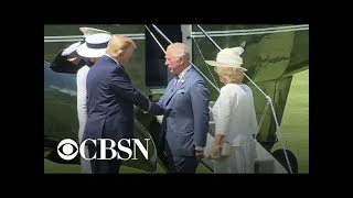 Trump, first lady arrive at Buckingham Palace