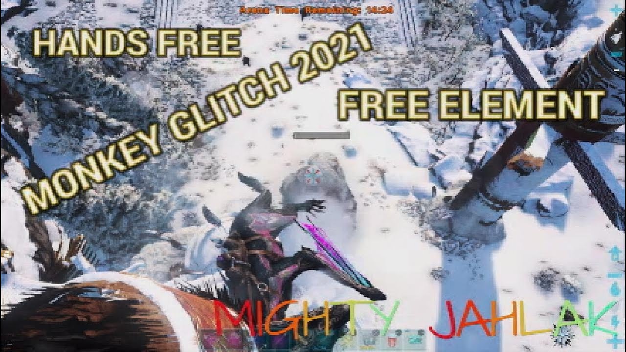 ARK - ISLAND MONKEY BOSS GLITCH/EXPLOIT  (HANDS FREE ELEMENT-NEW 2021) - ARK OFFICIAL PvP PS5