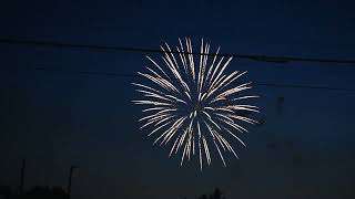 FIREWORK AT 4TH OF JULY IN PLAINFIELD ILLINOIS
