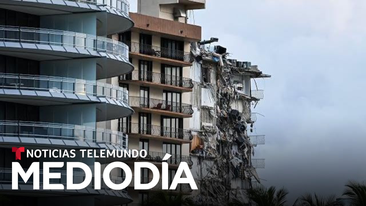 Seis paraguayos presuntamente estaban en el derrumbe de Miami | Noticias Telemundo