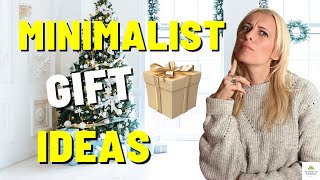 Christmas Gift Ideas for a MINIMALIST
