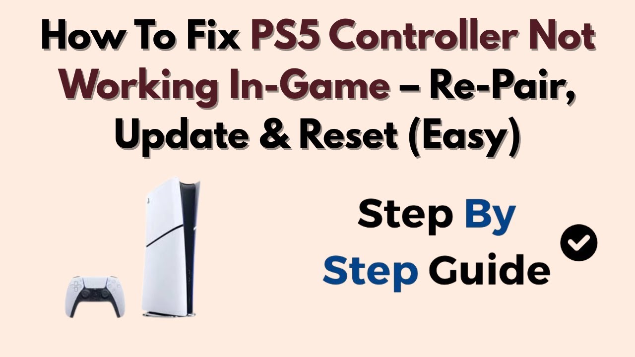 Как исправить ошибку «геймпад PS5 не работает в игре» — повторное сопряжение, обновление и сброс ...