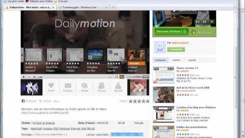 PowerPoint 2010 et la vidéo.
