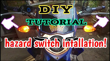 Paano mag install ng hazard lights sa motor | Yamaha XTZ-125