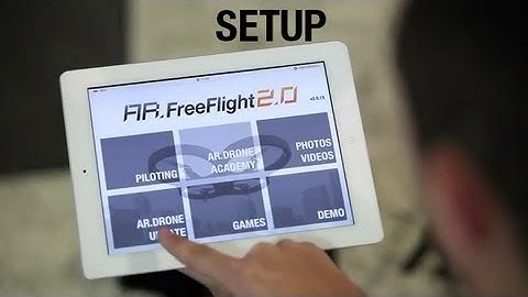 AR.Drone 2.0 Tutorial video #1 : Setup
