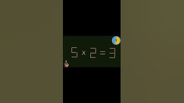 Move only 1 stick to make equation correct | Matchstick Puzzle (5*2=3)