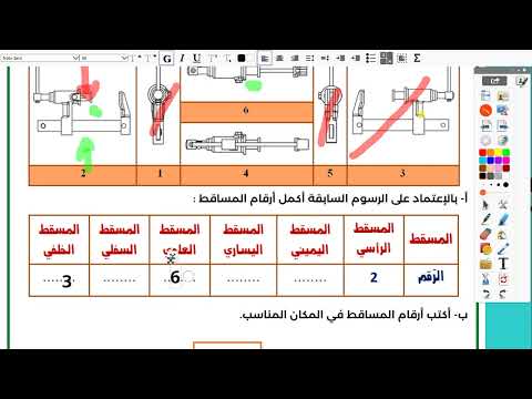 الدرس1 الإسقاط المتعامد النشاط الأول