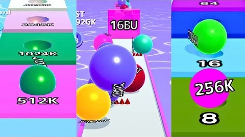 Ball Run 2048 vs Infinity Mode 16BU Wall vs Ball Run Infinity 🔥 Epic High Score Showdown Gameplay