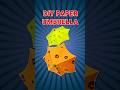 DIY PAPER UMBRELLA #shorts #diycraft #diyumbrella