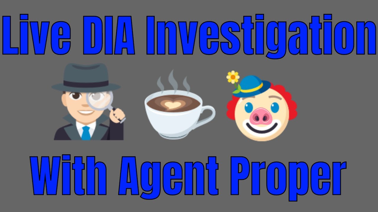 Live DIA Investigation with Agent Proper