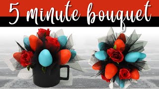5 Minute Bouquet | Chocolate Strawberry Arrangement | DIY gift Idea