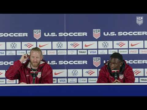 Tim Ream & Folarin Balogun Press Conference prior to their debut in the World Cup vs Paraguay