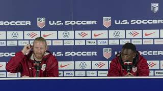 Tim Ream & Folarin Balogun Press Conference prior to their debut in the World Cup vs Paraguay