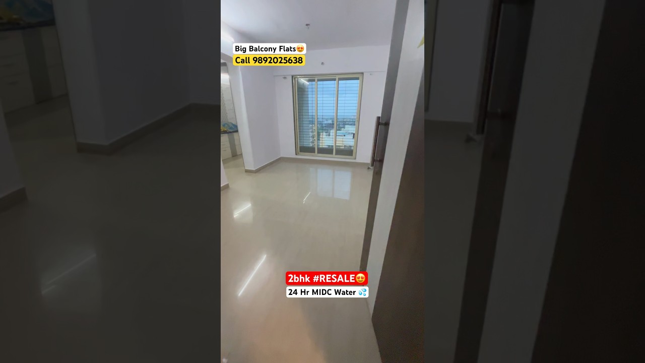 2bhk 1bhk Resale Flat For sale Near Badlapur Station 📍🤩 with all amenities 