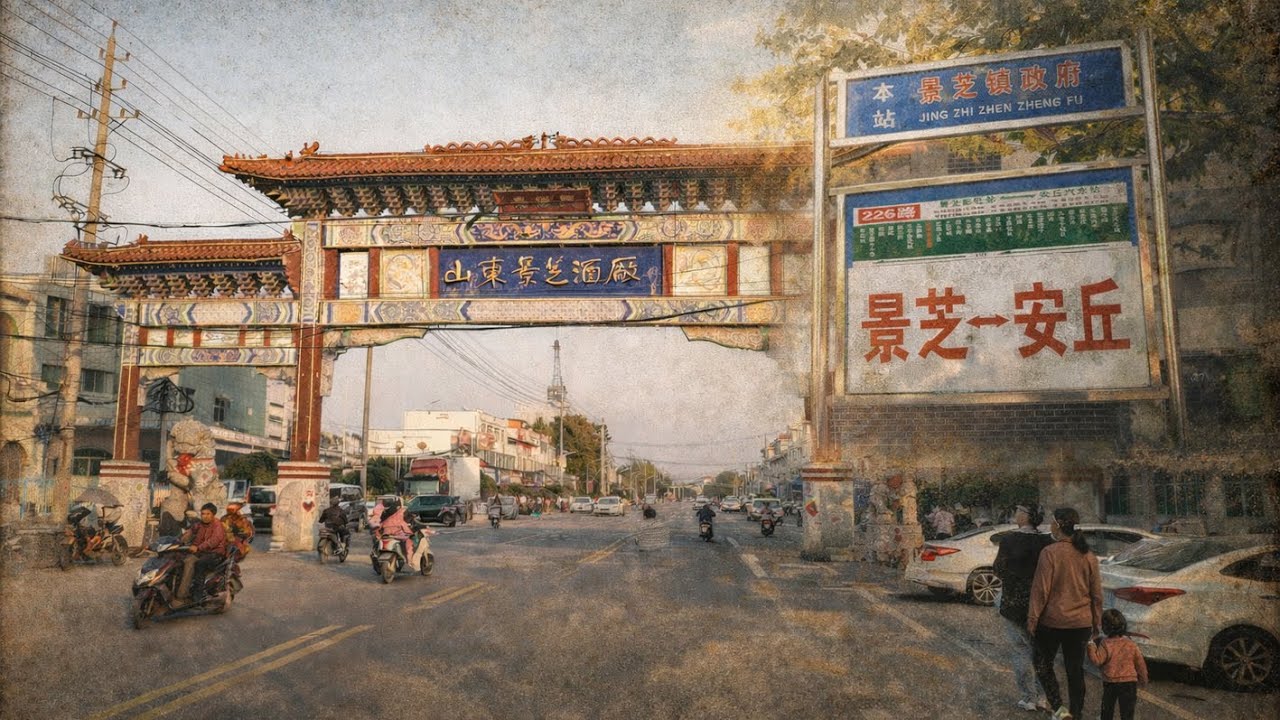 【山东•潍坊】4K 安丘市~景芝镇，中国芝麻香型白酒，酿酒发源之地 Discover the Real China in 4K HDR