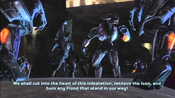 Halo 2 Playthrough w/ Tacstract Part 18 - Winter Wonderland Of Flood