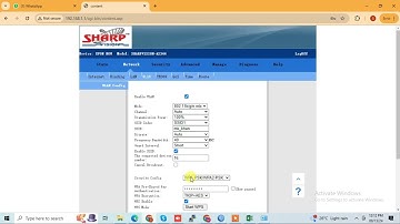 How to change WIF name and Password sharp vision router | AS 344 ONT router password change