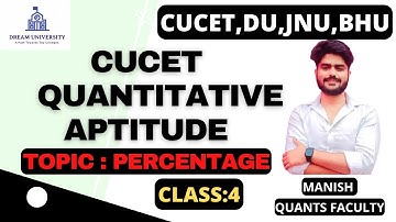 MOST IMPORTANT QUESTIONS OF PERCENTAGE  FOR #CUCET #JNU #DU #BHU  CENTRAL UNIVERSITIES. #7906647760