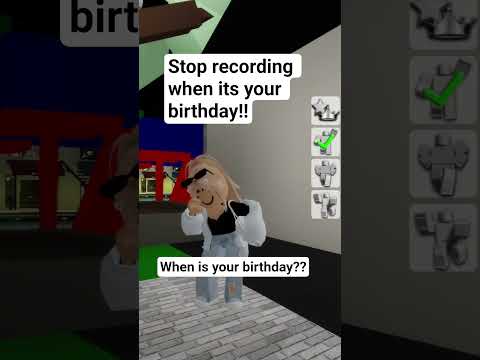 When is your BIRTHDAY?😱♥️ #roblox #foryou #robloxedit #gaming #funny #shorts #birthday