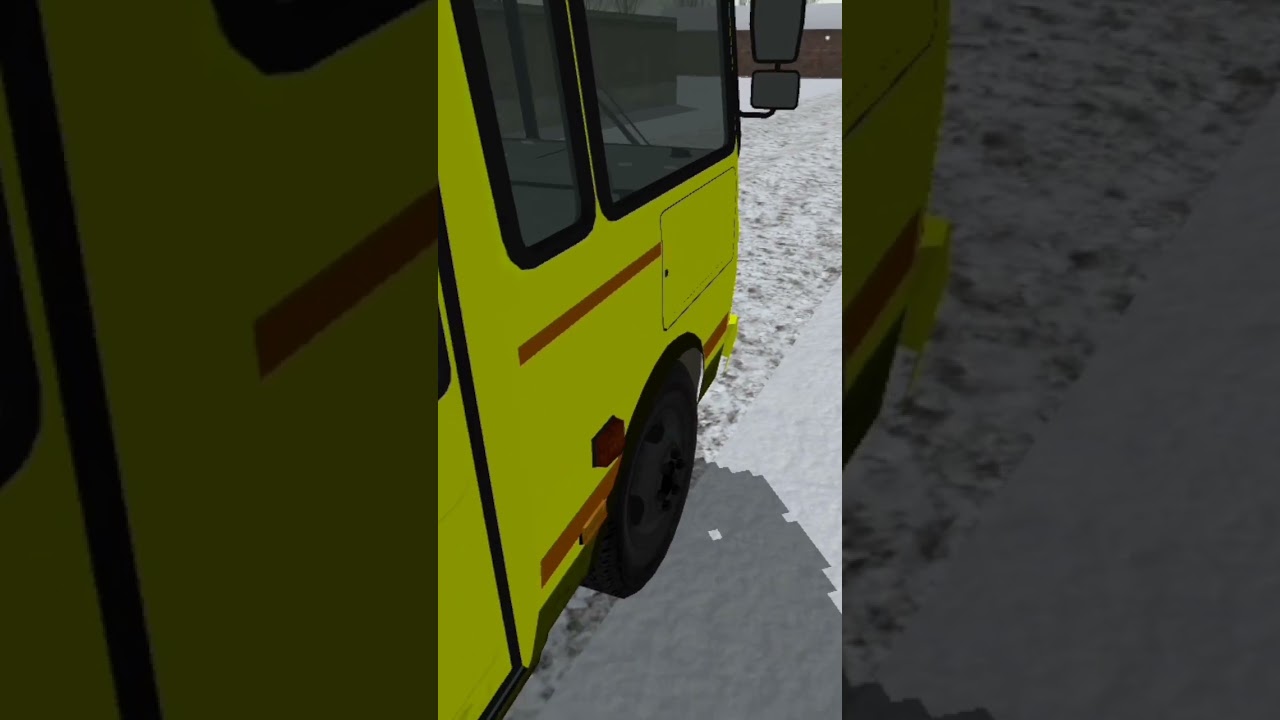 #ПАЗ 32054. 4×4 Детский. #Остановка в деревне.