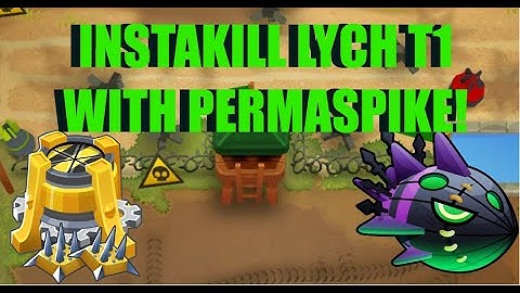 BTD6 (Ranked) Lych - PermaSpike T1 Set-up w/commentary - Firing Range