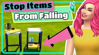 The Sims 4 How to Keep Items from Falling When Raised Up Outdoors - Build Tutorial
