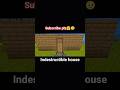 Indestructible house...!  In minecraft...! #minecraft