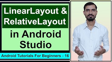 Linear Layout & Relative Layout In Android Studio by Deepak || Android Tutorials Hindi