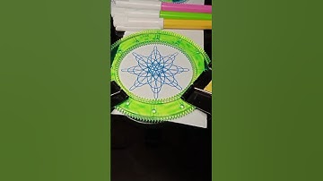 Bloom spirograph #satisfying #123go #spirograph #asmr #shorts