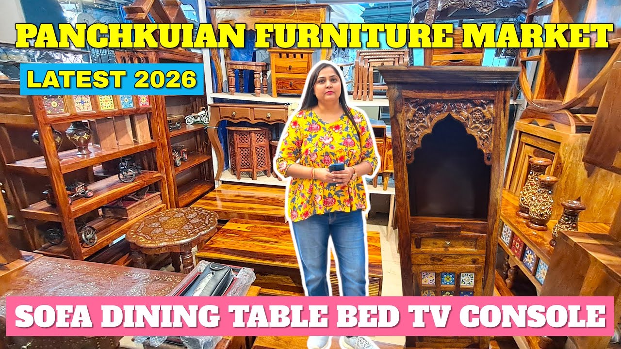 Panchkuian Furniture Market Delhi 🔥 | Best Furniture & Home Interiors at Factory Price 💃 Home Decor