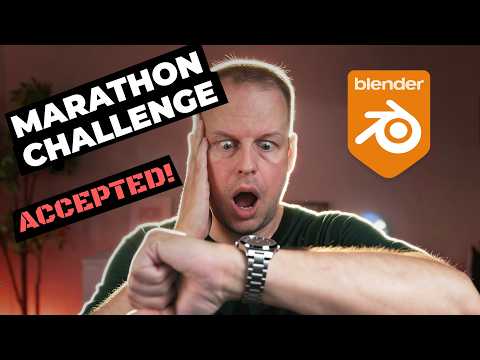 Blender Marathon Madness: 6 Back-to-back 10-minute Challenges! 😱