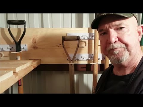 Storage Shed Shelving: Reusing Available Resources - YouTube