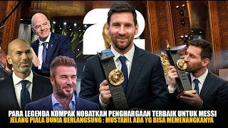 Dr Beckham Ampe Zizou, Para Legend Nobatkan Penghargaan Mewah Untuk Messi Jelang Ceremony WC26!!