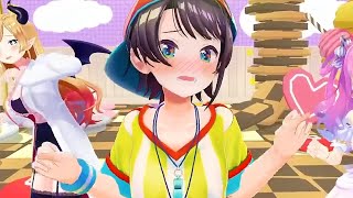 Subaru Shows Her Feminine Side In Front Of Choco and Luna【ENG Sub/Hololive】