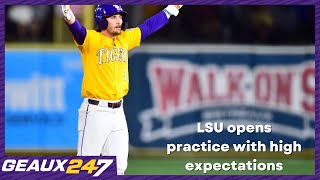LSU Baseball Opens Practice, Position Battles and More