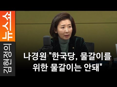 <strong>나경원</strong> &amp;quot;한국당, 물갈이를 위한 물갈이는 안돼&amp;quot;