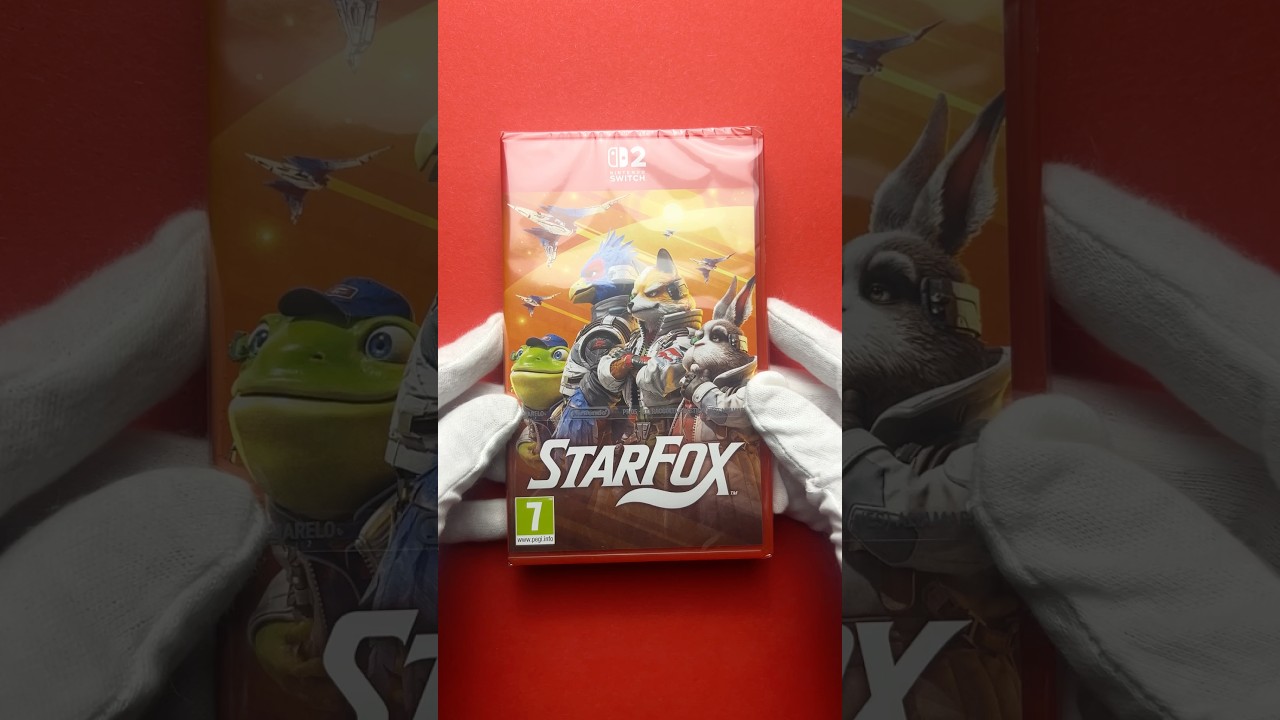NEW Star Fox for Switch 2 Unboxing 🦊📦 (ASMR) #gaming #shorts