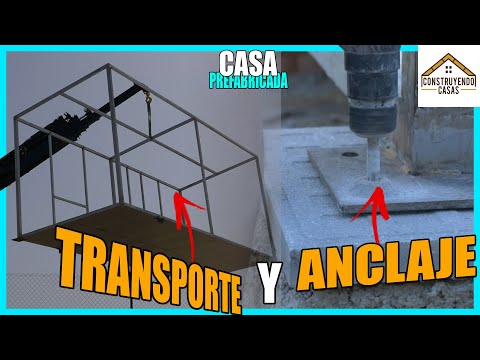 🔶TRANSPORTE y ANCLAJE de CASA PREFABRICADA 🔶Casa contenedor o madera.