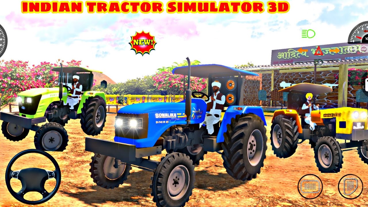 indian tractor driving 3d New tractor game best tractor driving