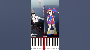 Pomni emotional coming home (@fash) The Amazing Digital Circus Animation - Octave Piano Tutorial