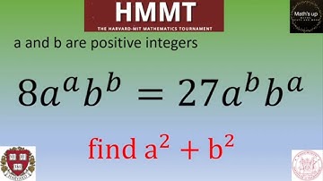 Harvard MIT Mathematics Tournament: find the value of a²+b²