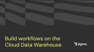 Sigma Data Apps for Modern Teams