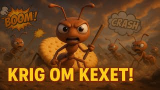 Myrornas Krig Om Ett Kex Episk Tecknad Strid