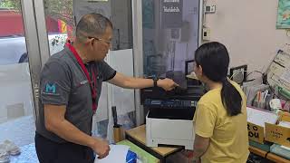 ติดตั้ง Kyocera Ecosys MA4000x ครบวงจร! ที่ เอ็น วี โปร เขต ธนบุรี