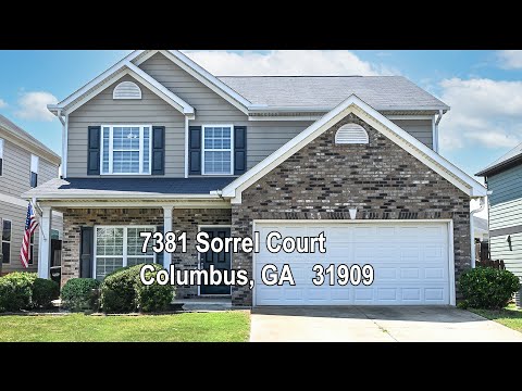 7381 Sorrel Court, Columbus, GA home video tour