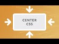 How to Center in CSS - EASY ( Center Div and Text Vertically and Horizontally )