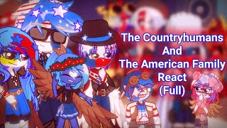 The Countryhumans and the American family react(read dis) #countryhumans #Statehumans #nativeamerica